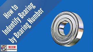 How to Identify Bearings by Bearing Numbers  Calculation and Nomenclature [upl. by Tippets729]