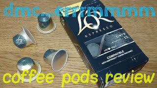 Lor Espresso Onyx Coffee Pods Review [upl. by Silyhp92]