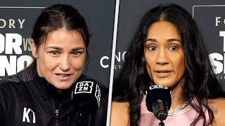 Katie Taylor vs Amanda Serrano • FULL FINAL PRESS CONFERENCE • DAZN amp Matchroom Boxing [upl. by Fritzsche37]