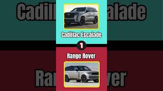 Range Rover or Cadillac Escalade shortvideo quizquizchallenge [upl. by Anerehs]