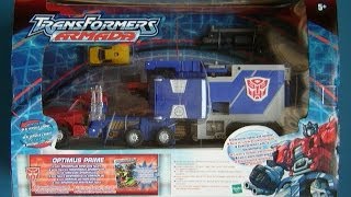 Transformers Armada Leader Class Optimus Prime Review [upl. by Ethbinium]