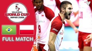 Brazil 🆚 Poland  Full Match  Men’s Volleyball World Cup 2019 [upl. by Tomi387]