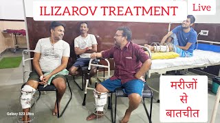 ILIZAROV TREATMENT मरीजों से बातचीत INFECTED NON UNION CASE TREATENT [upl. by Anitnemelc]