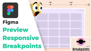 How to Preview Responsive Breakpoint Layouts in Figma  Breakpoints Plugin [upl. by Mickie]