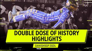 HIGHLIGHTS Double trouble  World Champ and NEW Winner DanishSGP 2024  FIM Speedway Grand Prix [upl. by Nelloc756]