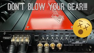 How to setup your amp for beginners Adjust LPF HPF Sub sonic gain amplifier tune dial in [upl. by Arul]