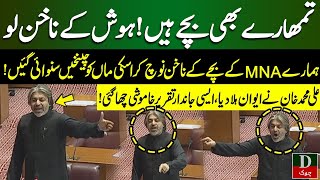 PTI Leader Ali Mohammad Khan Aggressive Speech In National Assembly  Dchowk [upl. by Amalle]