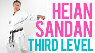 Heian Sandan  Third Level  Shotokan Kata by Sensei Soon Pretorius Former JKA World Champion [upl. by Atiniuq]