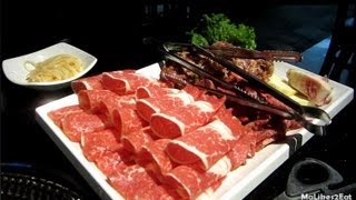 AYCE Korean BBQ Downtown LA with Bachan Buffet HD  Manna Korean BBQ [upl. by Ellerret]