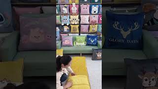 Pillow quilt Pillow quilt dual use Multifunction vehicle for passengersLiving room bedroom [upl. by Lexine]