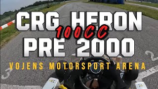 CRG HERON Classic 100cc Karting  HOT LAPS  VMA 2023 [upl. by Koziara]