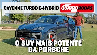 Porsche Cayenne Turbo EHybrid híbrido de 739 cv é um dos SUVs mais rápidos do mundo [upl. by Brunhilda]