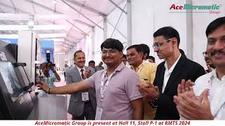 AceMicromatic Group  Rajkot Machine Tools Show 2024 [upl. by Annairdua547]