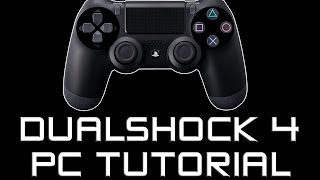 How to Use a Dualshock 4 Controller with PC Games DS4 PC Tutorial [upl. by Constancia919]