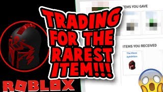 Trading for the RAREST ROBLOX ITEM Ft Lonnie  Linkmon99 ROBLOX [upl. by Atrebla]