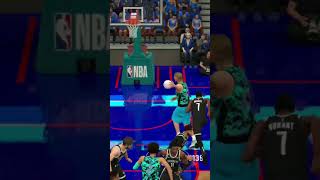 Beautiful alley oop I made shorts subscribe nba [upl. by Nnaynaffit903]