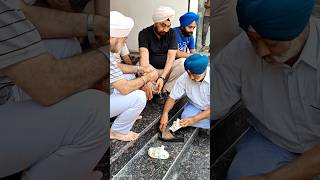 ਸੇਵਾ ਜੋੜੇ shaheedi purab waheguru seva [upl. by Ardaid825]