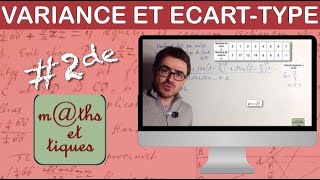 Calculer la variance et lécarttype  Seconde [upl. by Enaed]