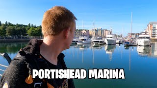 Portishead Marina Bristol  Walk Around Stunning [upl. by Atinuahs]