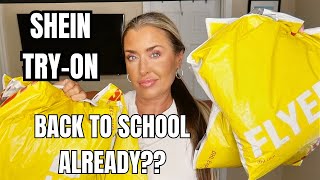 SHEIN TRY ON HAUL  THOUGHT FOR BACK TO SCHOOL  HOTMESS MOMMA VLOGS [upl. by Winchell]