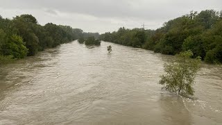 Hochwasser Oberösterreich Linz Steyr Enns St Florian  September 2024 [upl. by Enelia]