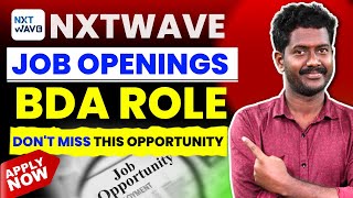 Tamil NxtWave BDA Jobs  Eligibility amp Salary  NxtWave Jobs  Apply Now  2024  Dont Miss [upl. by Becky]