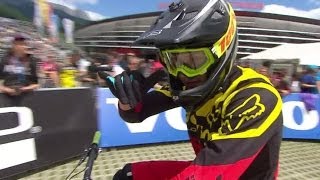 2014 UCI MTB World Cup DHI Action Clip Leogang [upl. by Gracia]