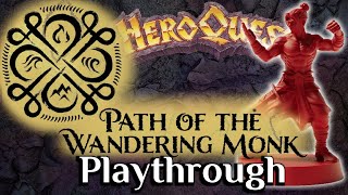 HeroQuest The Path of the Wandering Monk PLAYTEST [upl. by Joeann]