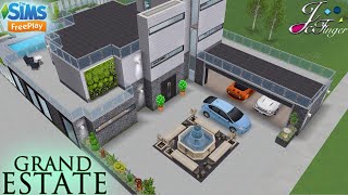 Sims FreePlay 🤩🏛  GRAND ESTATE  🚘🚖 By Joy [upl. by Ellerahc48]