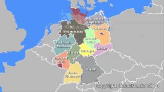 Deutschland im Überblick  16 Bundesländer [upl. by Means583]