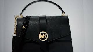 Michael KorsGreenwich Medium Saffiano Leather Satchel [upl. by Hserus]