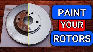 How to Paint Brake Rotors  THE PROPER WAY [upl. by Tuorah]