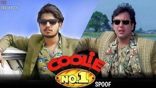 Coolie No 1 Comedy Scenes  Spoof  Govinda  Shakti Kapoor  Mazak Mazak Me [upl. by Yblek]