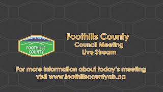 Foothills County Council Meeting  04032024 [upl. by Atsilac]