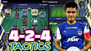 424 TACTICS  Fifa Mobile 22  GUIDE [upl. by Eintruoc272]