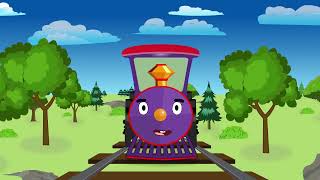 Train Song  Chug chug chug train for children Nursery Rhymes  Kids Songs [upl. by Natsirk470]