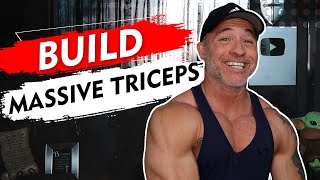 The Only 3 Triceps Exercises You Need For Mass💪🏼 [upl. by Inatsed808]