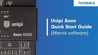 Unipi Axon PLC Quick Start Guide Mervis software [upl. by Safier]