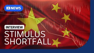 Chinas stimulus plan disappoints markets  The Business  ABC News [upl. by Dlanar]