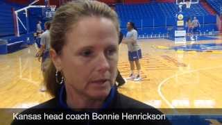 Kansas WBB West Virginia Preview [upl. by Eelana837]