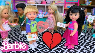 Barbie Doll School Toddler Valentines Day Story [upl. by Valeta366]