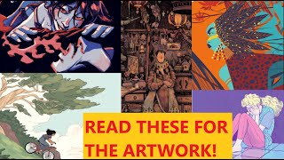 5 GRAPHIC NOVELS TO READ FOR THEIR ARTWORK [upl. by Aynik817]