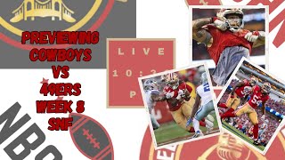 Previewing Cowboys vs 49ers  w49ersHive [upl. by Kingsbury]