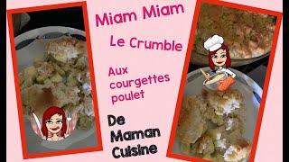 Le Crumble Courgettes Poulet Au Fagor Connect [upl. by Nath]