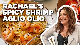 Rachael Ray Makes Spicy Shrimp Aglio Olio  Food Network [upl. by Cordova]