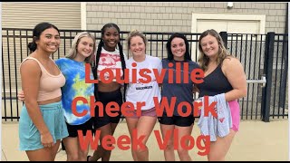 Louisville Cheer Work Week Vlog [upl. by Hendrix]