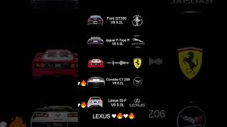 The Best V8 ENGINE Exhaust sounds m5 f40 lexus ftype rs7 amg c63s corvette mustanggt [upl. by Thier977]