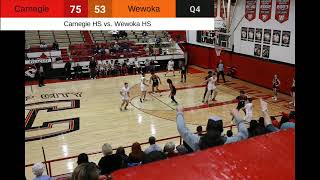 Carnegie High School vs Wewoka 12192023 [upl. by Luba]