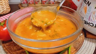 KROMPIR ČORBA  recept za počenike 🍲  POSNO [upl. by Orhtej]