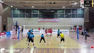 Live powered by Swish Live app LUC VS VOLLEY AMRISWIL [upl. by Jacklyn]